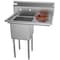 Koolmore 1 Compartment Stainless Steel NSF Commercial Kitchen Prep & Utility Sink with Drainboard SA151512-15R3 - alternate 1
